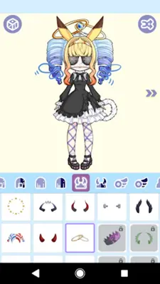 Magical Girl Dress Up Magical android App screenshot 1