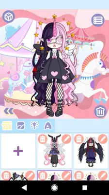 Magical Girl Dress Up Magical android App screenshot 4